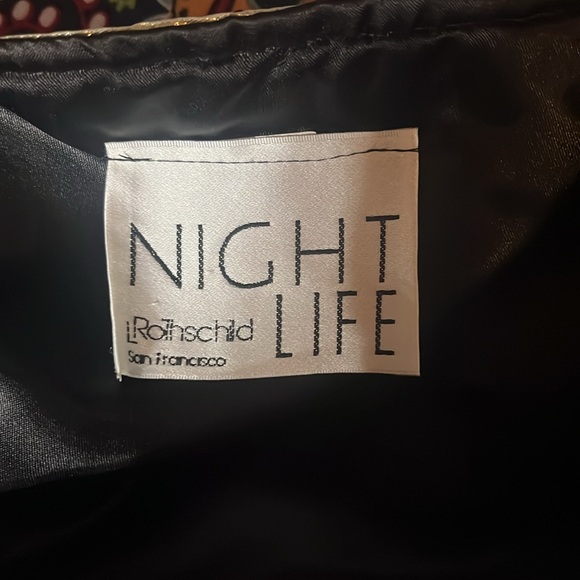 Night Life Rothschild Medium size gold and black cropped jacket - Picture 4 of 4